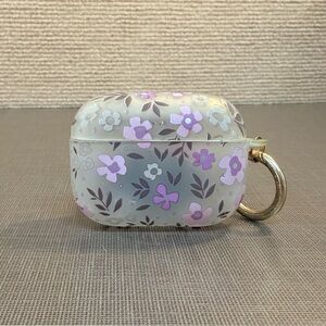 Chic Floral AirPod Pro 1 & 2 Case with Keyring